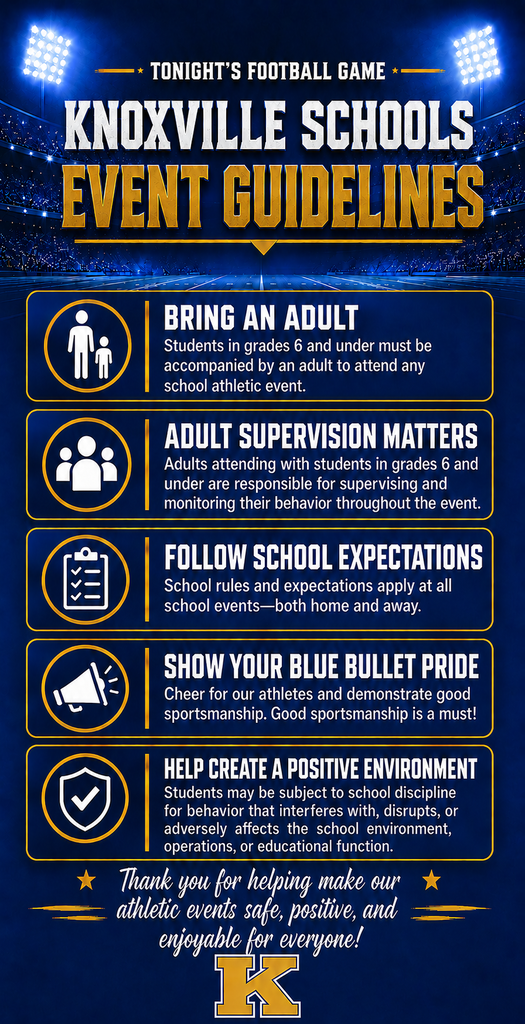 Knoxville Schools Event Guidelines