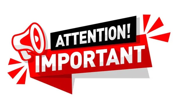 Important announcement