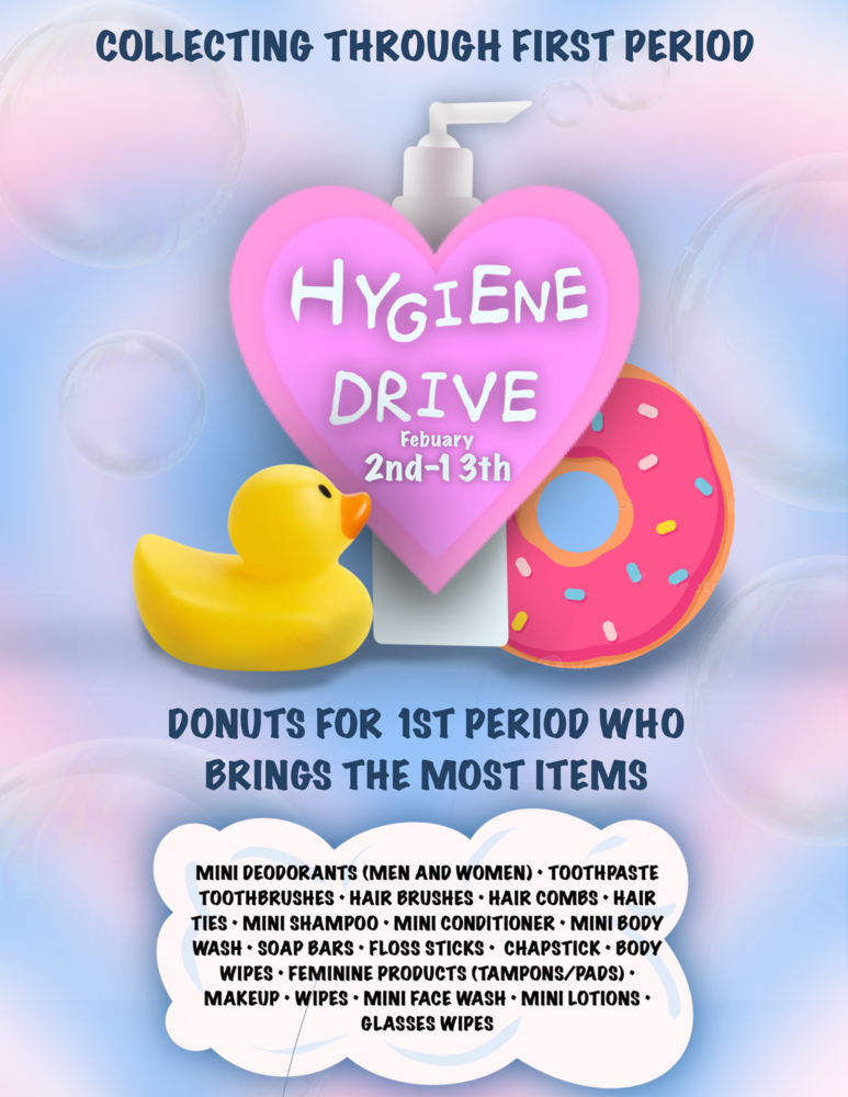 Hygiene Drive flyer