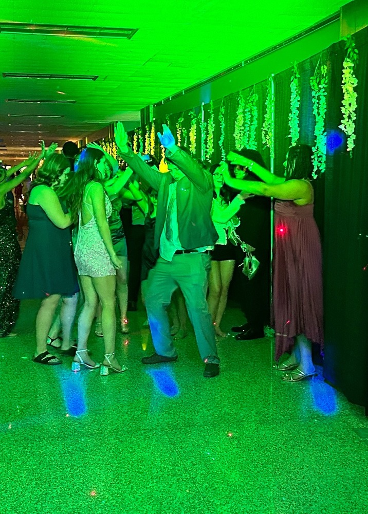 Students dance during Student Council's spring formal.