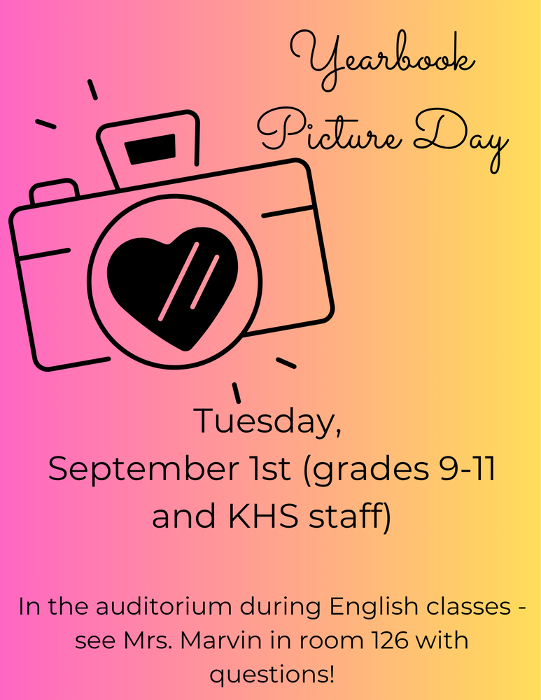 Picture Day flyer