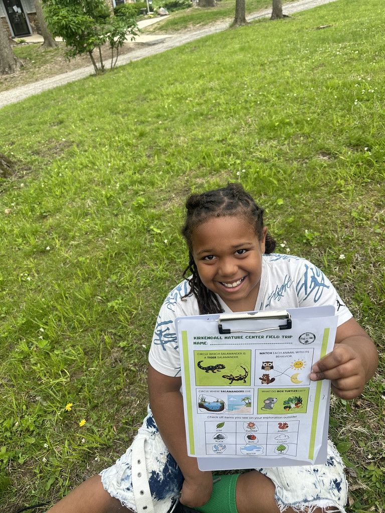 Our 1st grade students took a visit to Kirkendall Interpretive Nature Center at Jackson Morrow on Friday! Students learned about animals native to Indiana, completed activities, and took a hike through the woods. They observed different things happening in nature, and enjoyed being outside!