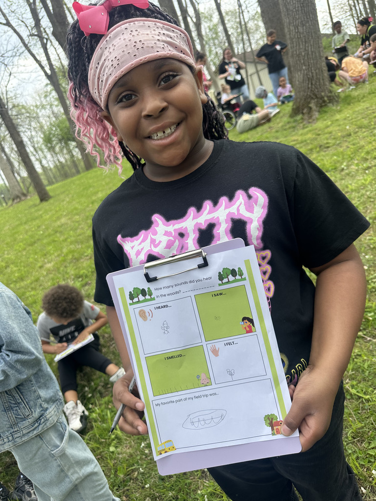 Our 1st grade students took a visit to Kirkendall Interpretive Nature Center at Jackson Morrow on Friday! Students learned about animals native to Indiana, completed activities, and took a hike through the woods. They observed different things happening in nature, and enjoyed being outside!