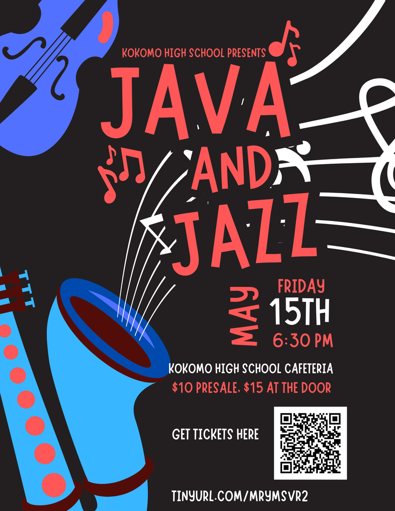 KHS Java and Jazz Friday May 15th 6:30 PM