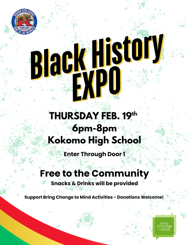 Black History Expo February 19 6-8 p.m. kokomo high school free to the community