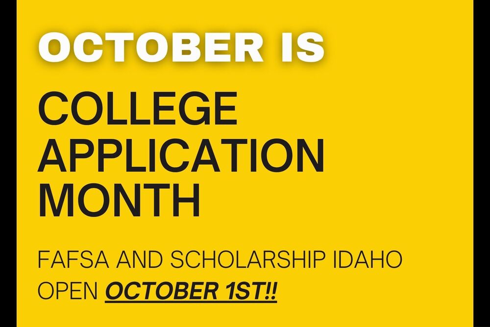 college app month flyer