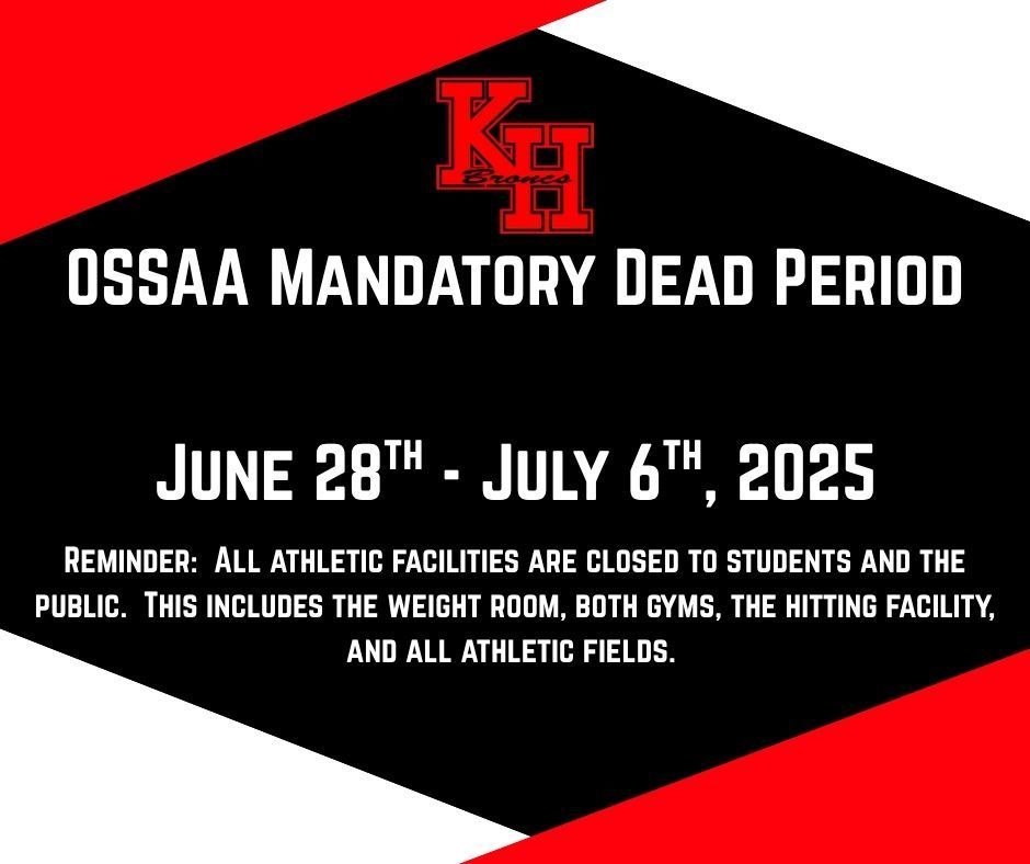 OSSAA Dead Period 2025