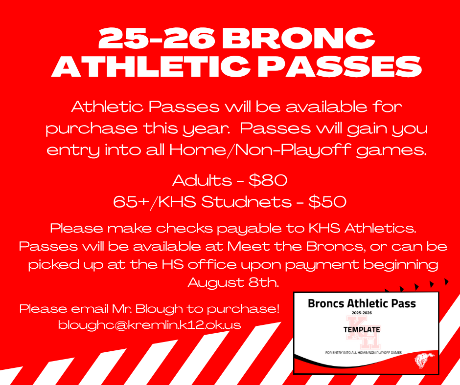 25-26 Athletic Passes