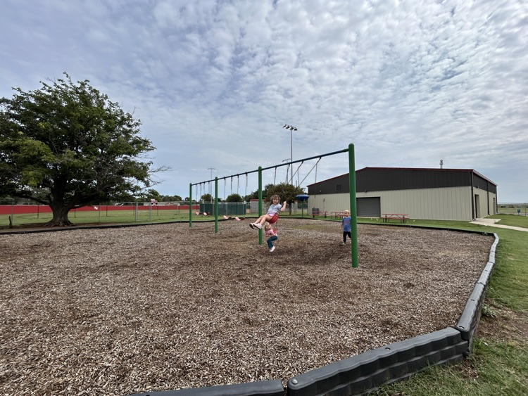 swinging at recess pre-k and kindergarten  