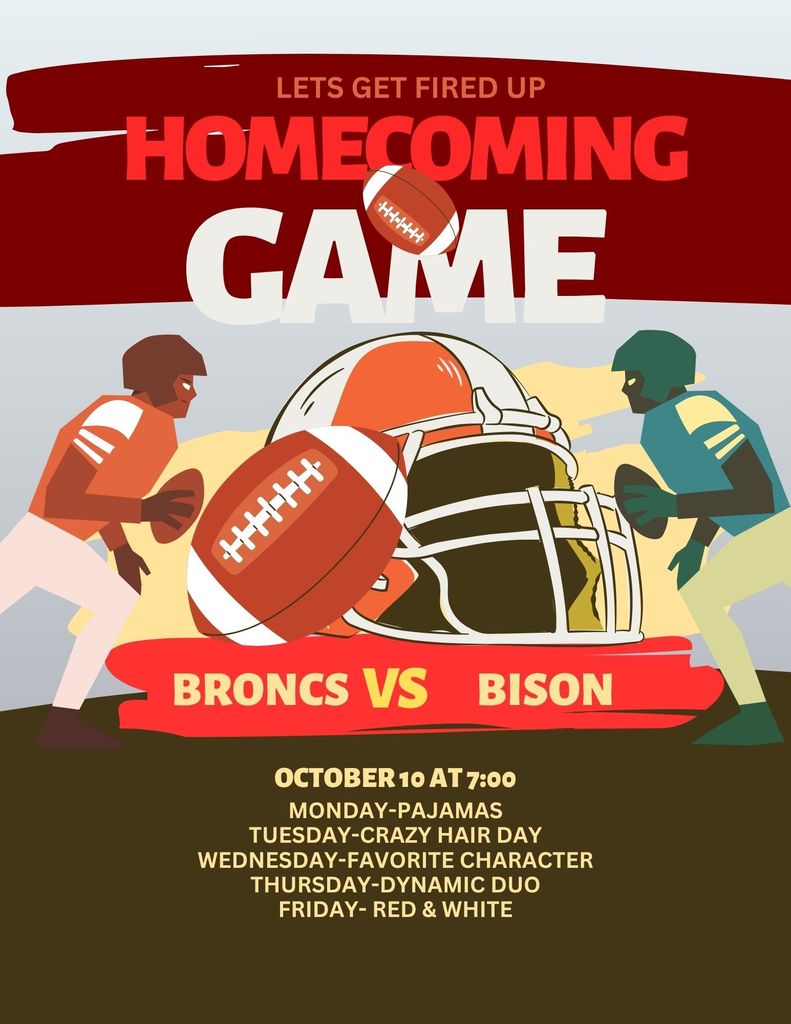 Student designed Homecoming Flyers. These were created in the junior high career exploration class.