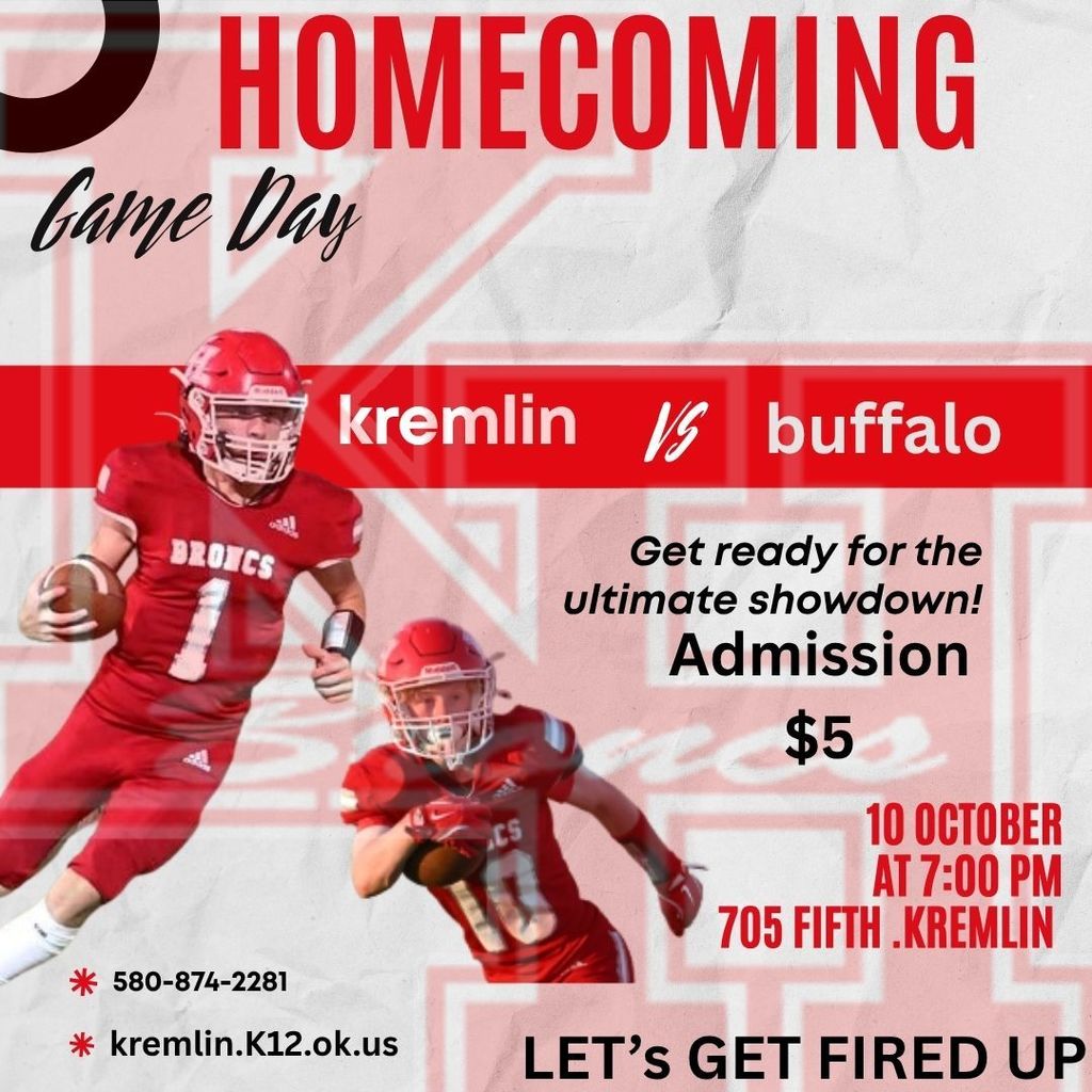 Homecoming flyers designed by junior career exploration class.