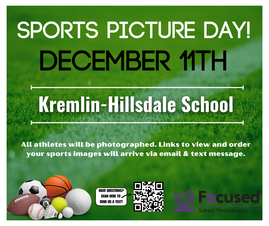 Sports Picture Day December 11th