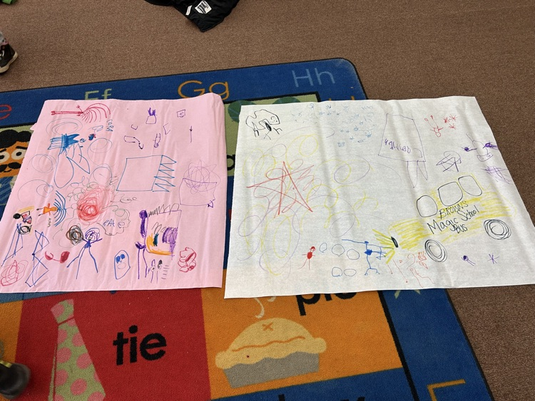 we drew our stars and students from the bus!