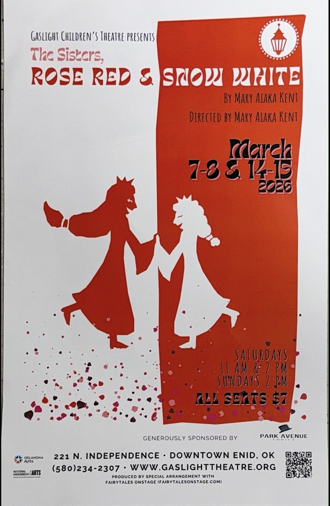 The sisters, Rose Red and Snow White - Performance Flyer