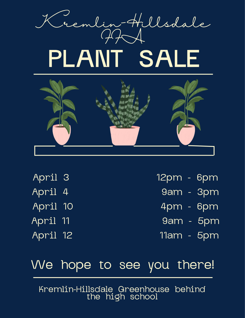 FFA Plant Sale