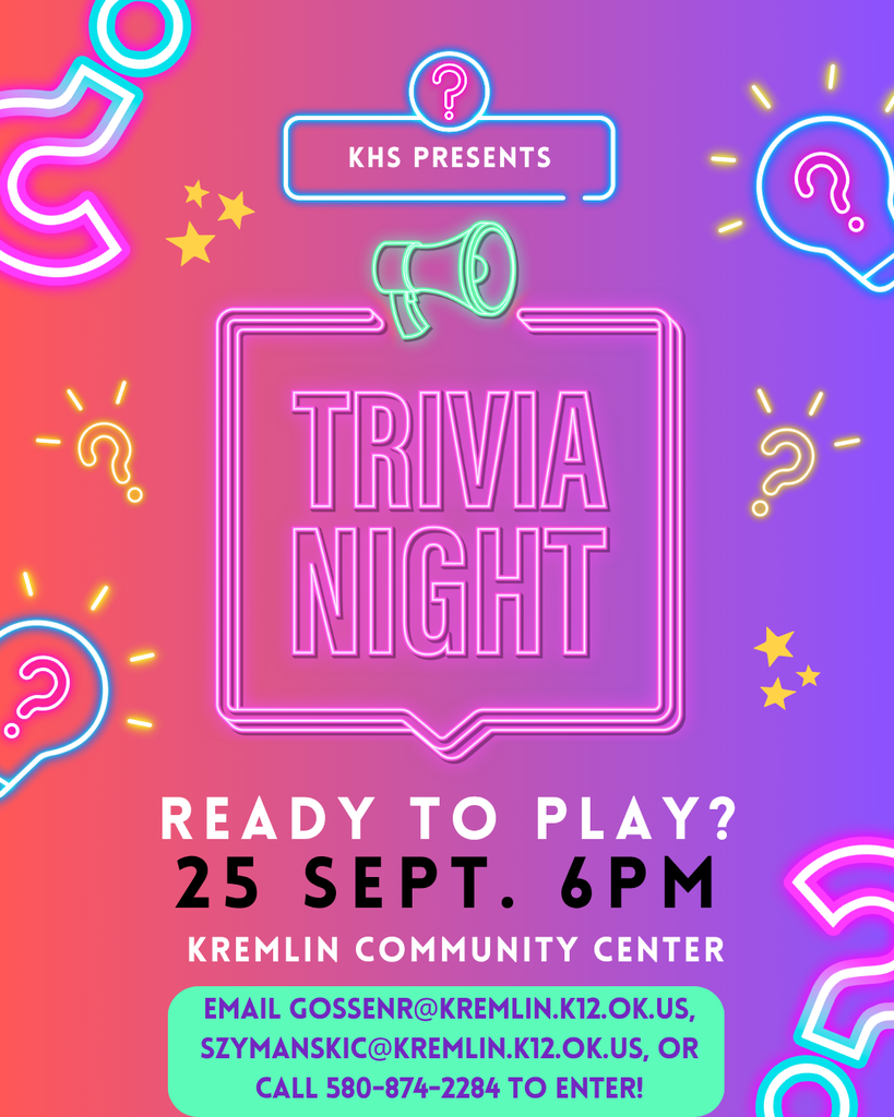 Trivia Night on Sept 25