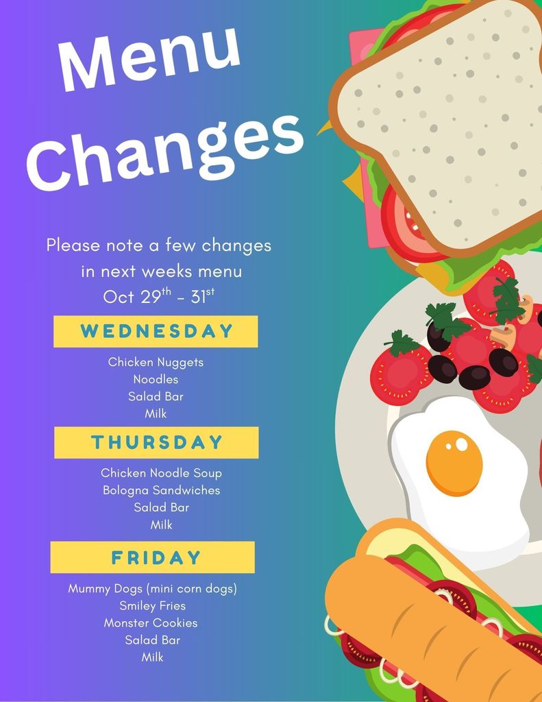 menu change