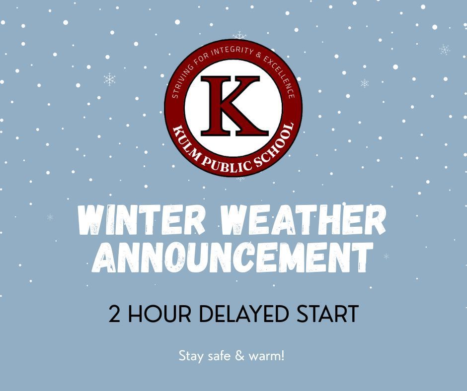 2 hour late start today