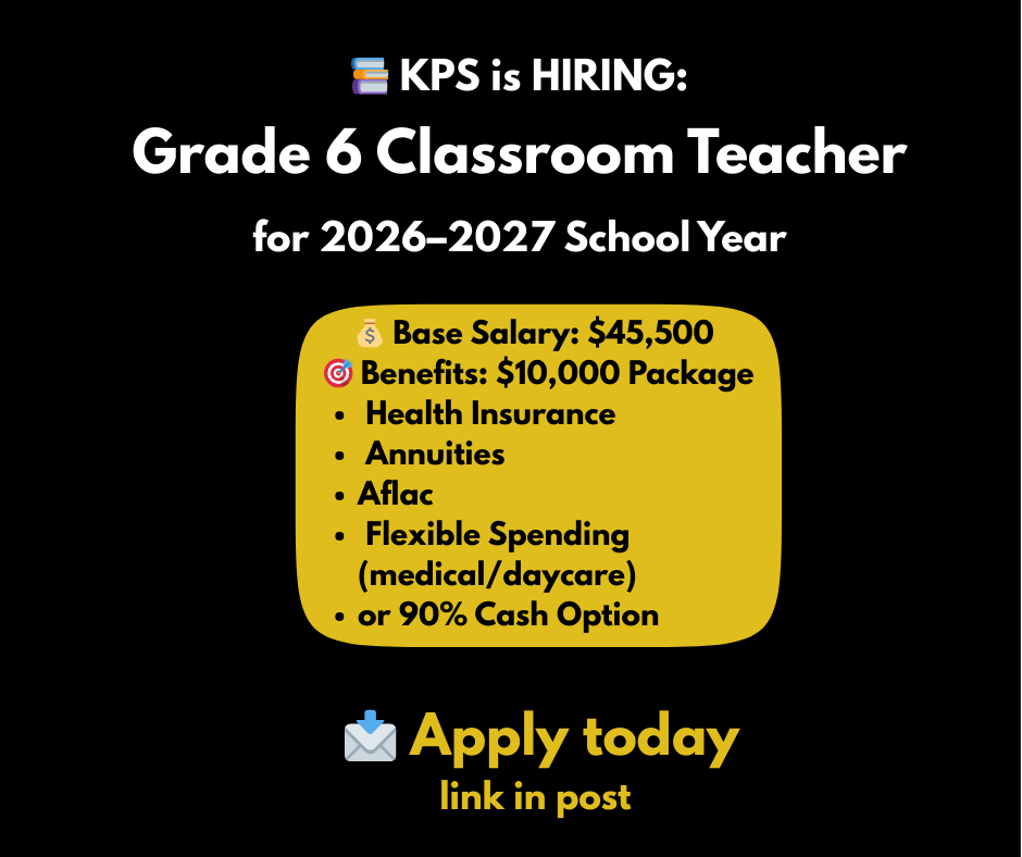 Grade 6 Teacher Advertisement