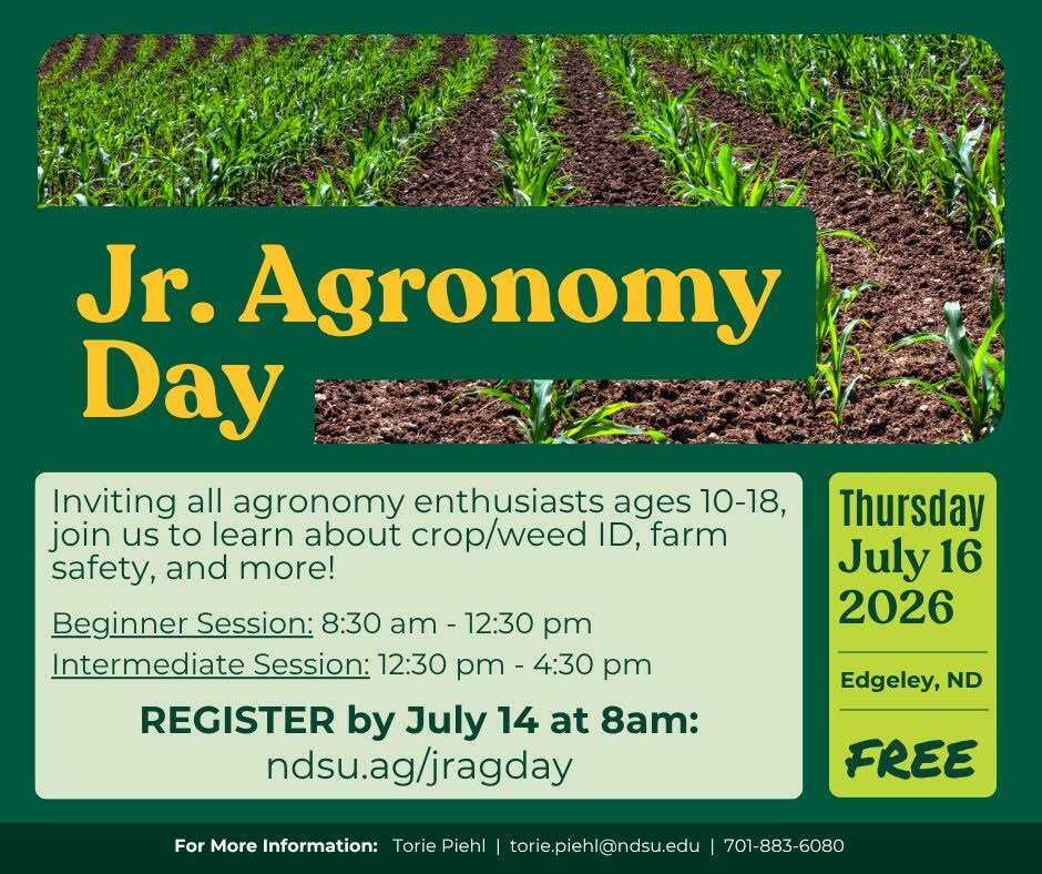 Jr. Agronomy Day Information