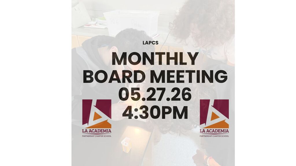 Reminder: We have a school board meeting tomorrow, 5/27, at 4:30 PM.  We appreciate the continued leadership, planning, and support that helps move our school community forward as we close out another strong school year.