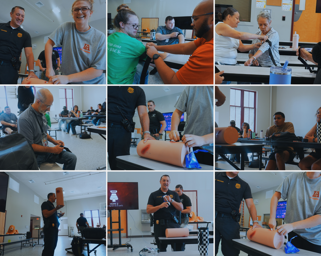 Today, our staff came together for ALICE Training with the Lancaster Bureau of Police.  Our team learned valuable strategies and information to help us be better prepared to keep our students, staff, and school community safe. We appreciate the time, knowledge, and expertise shared with us throughout the training.  We learned a lot, asked great questions, and even had a great time together along the way!  Thank you to the Lancaster Bureau of Police for partnering with us and helping our team stay prepared, informed, and ready to respond.  #LaAcademia #LeonesPride #ALICETraining #SchoolSafety #CommunityPartnership
