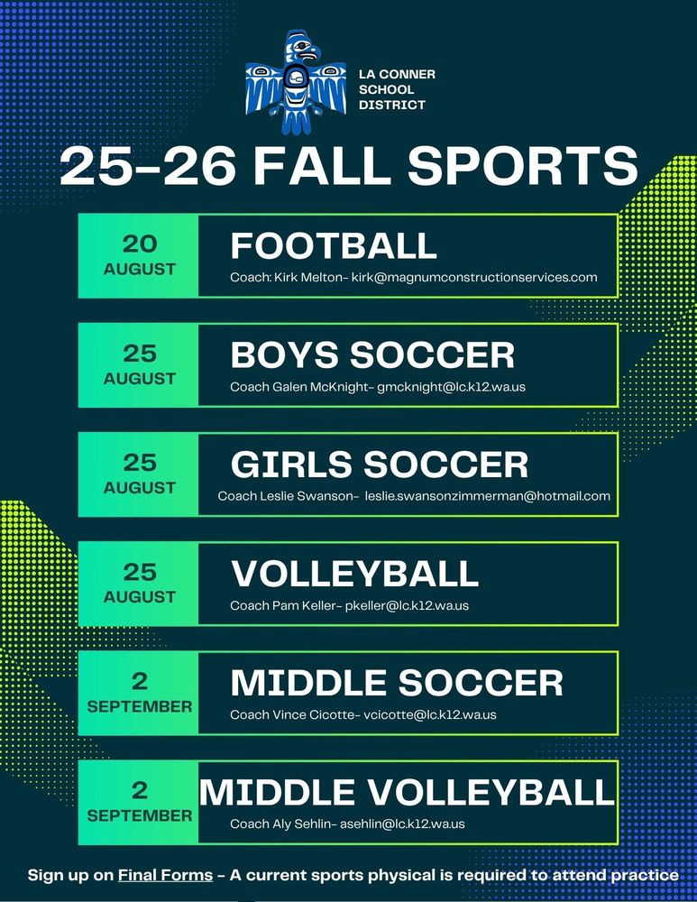 Fall Sports 25-26