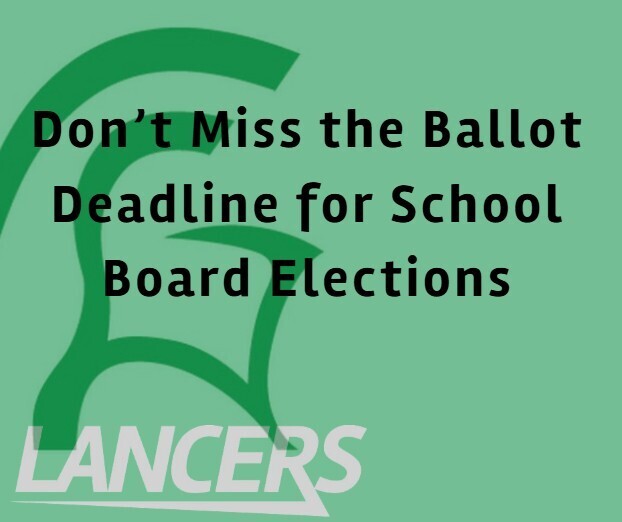 Deadline for school board with lancer image