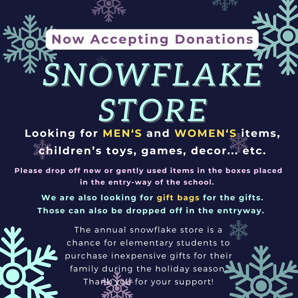 Snowflake Store Donations