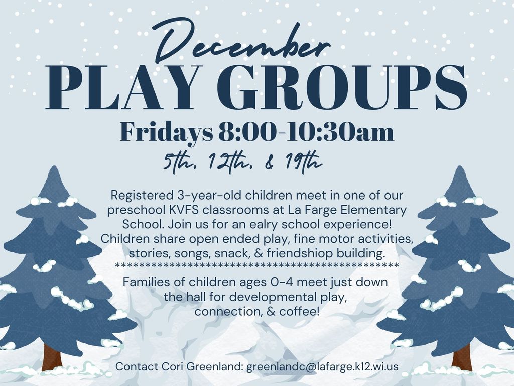 December play groups