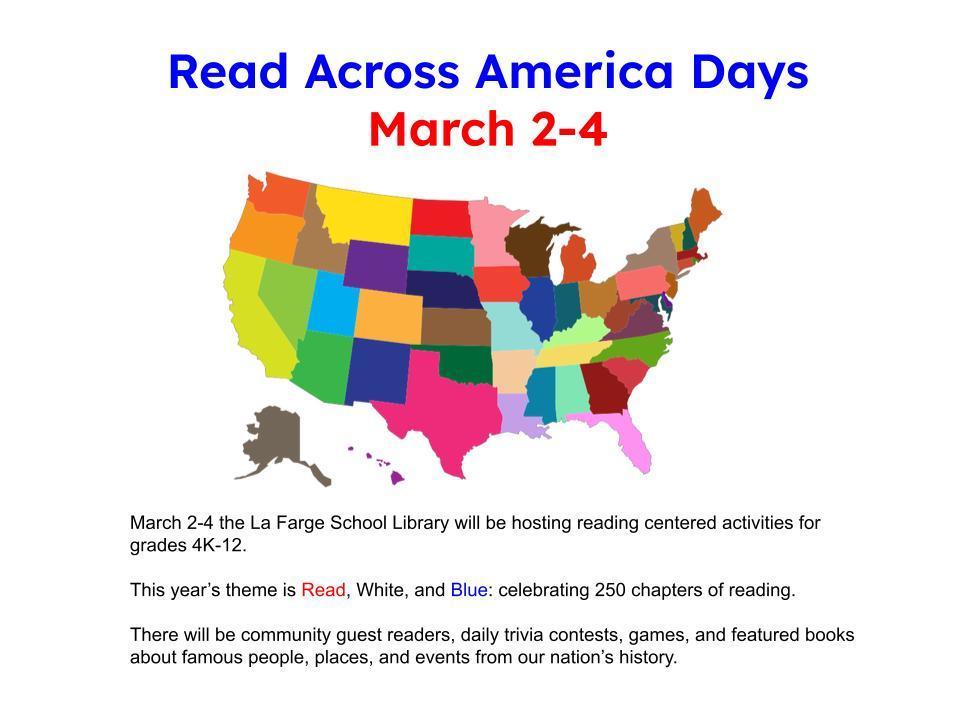 Read Across America Days!