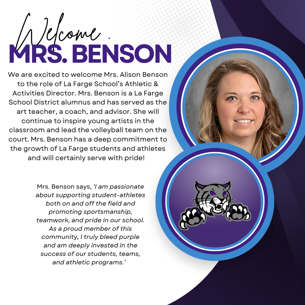 Alison Benson new AD