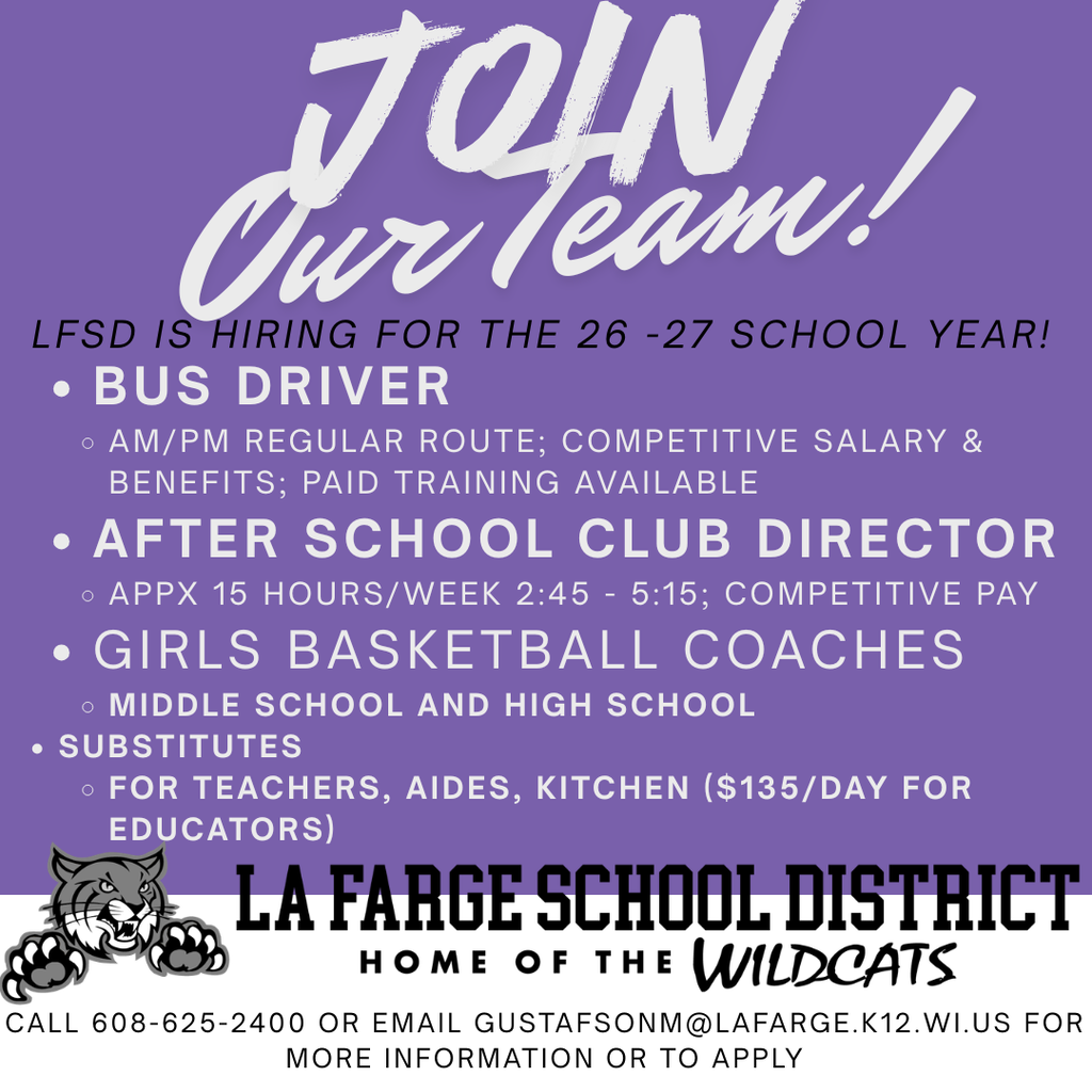Hiring now for school year!