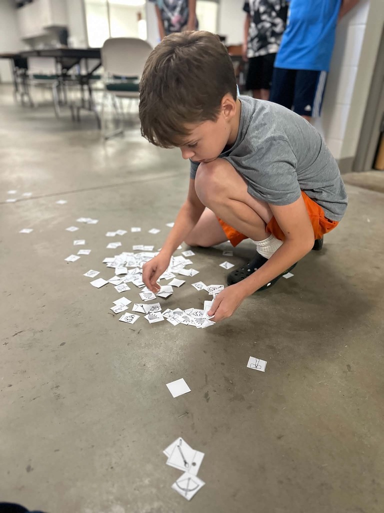 picking cards up off the floor 