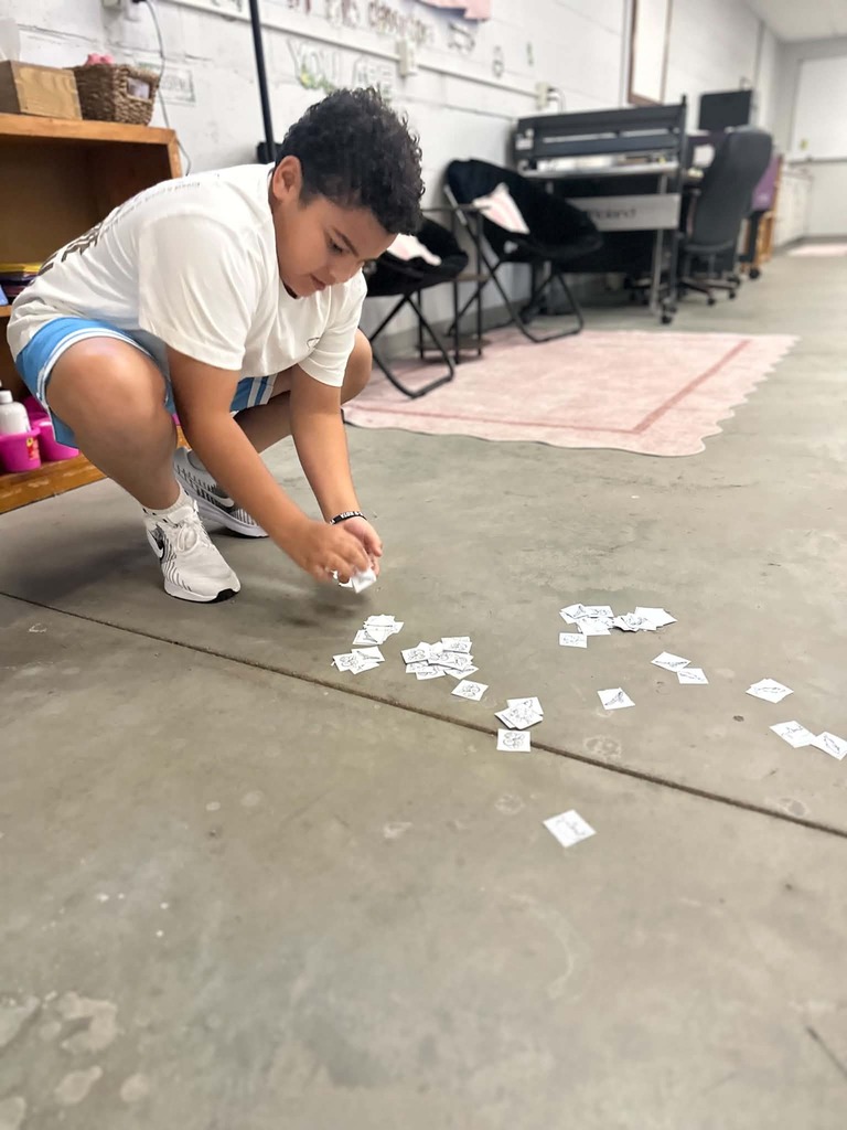 picking cards up off the floor 