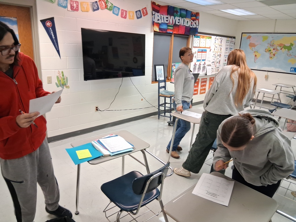 students asking and recording information