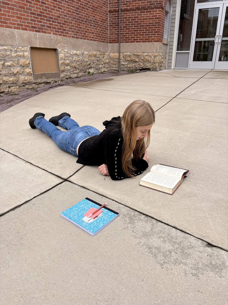 reading outside 