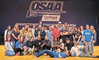 photo of the LHS band at the OSAA State Band Championships