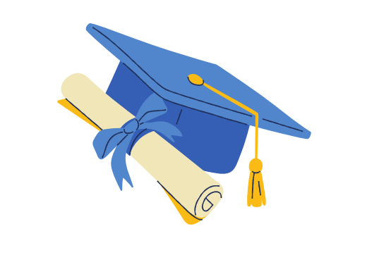 Graduation Cap and Diploma