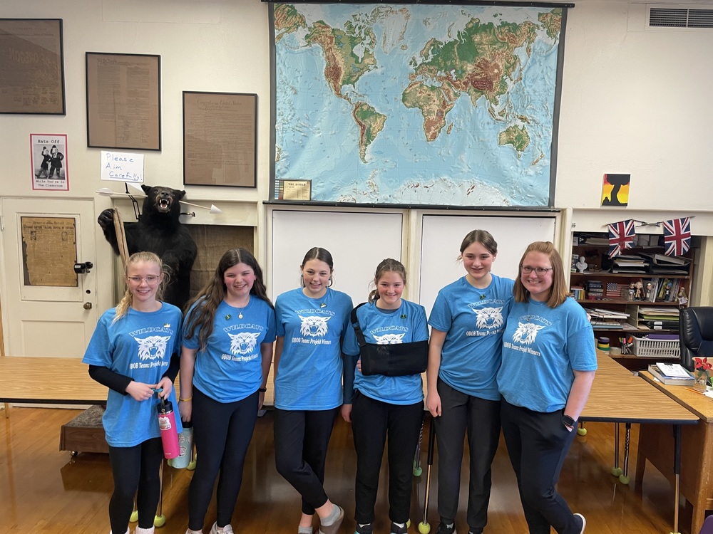 photo of LMS battle of the books team
