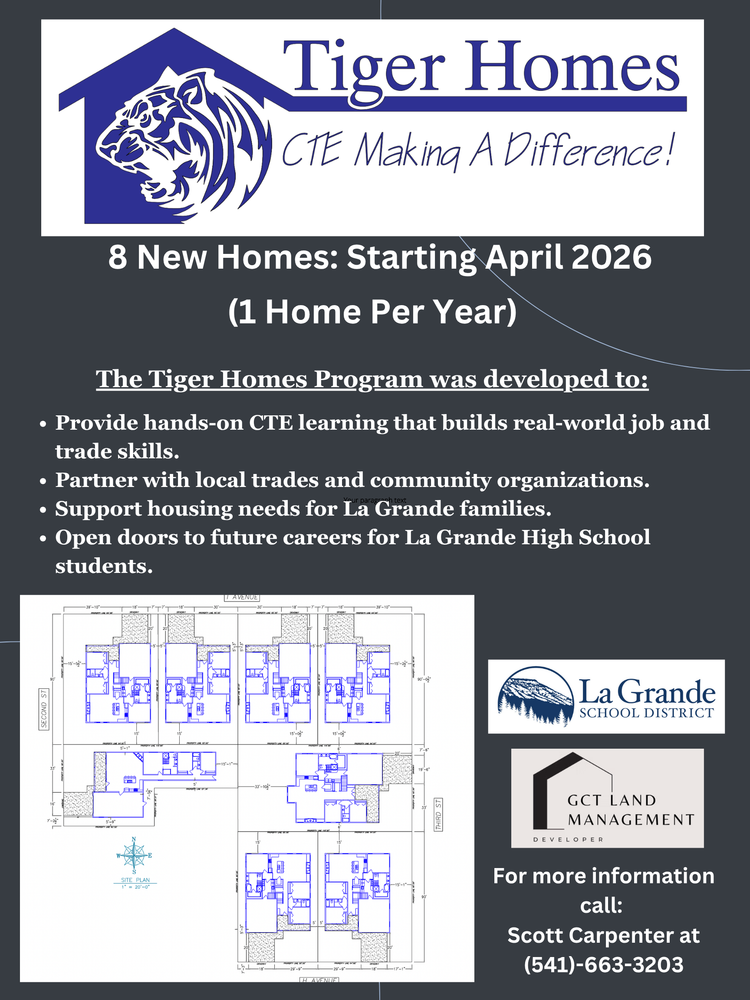 text describing new housing development with images for proposed homes