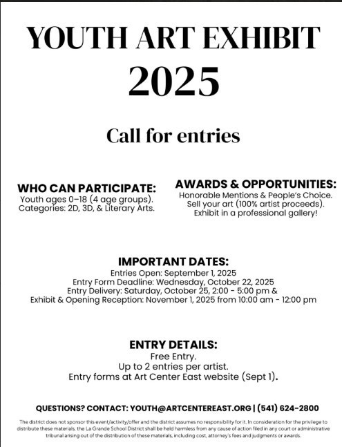 Text for Youth Art Exhibit