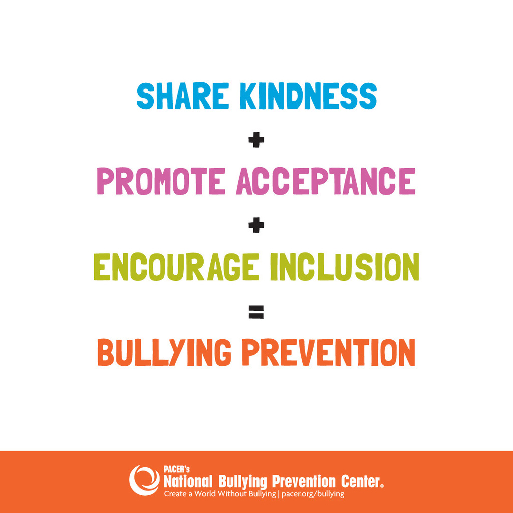 Bullying Prevention Month text