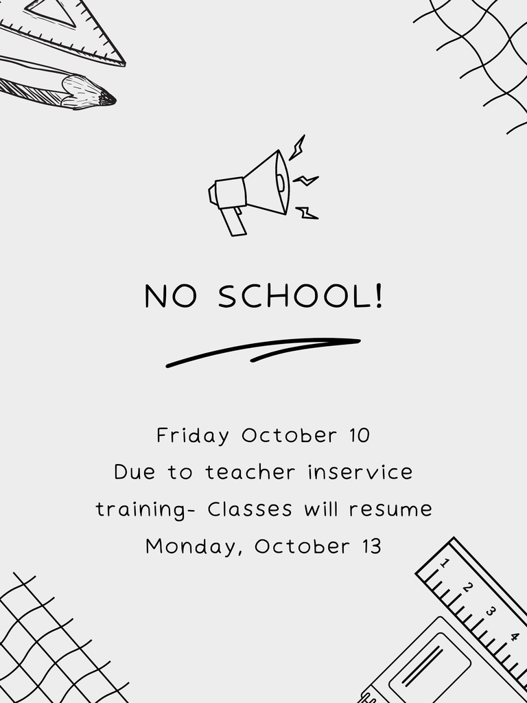 No School 10/10