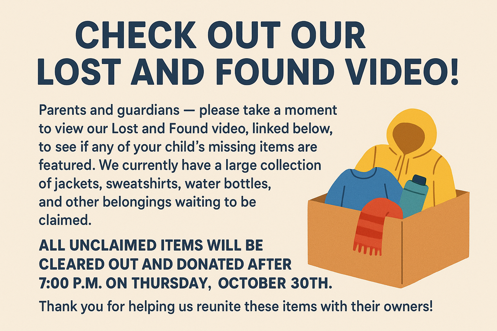 Central Lost and Found Announcement