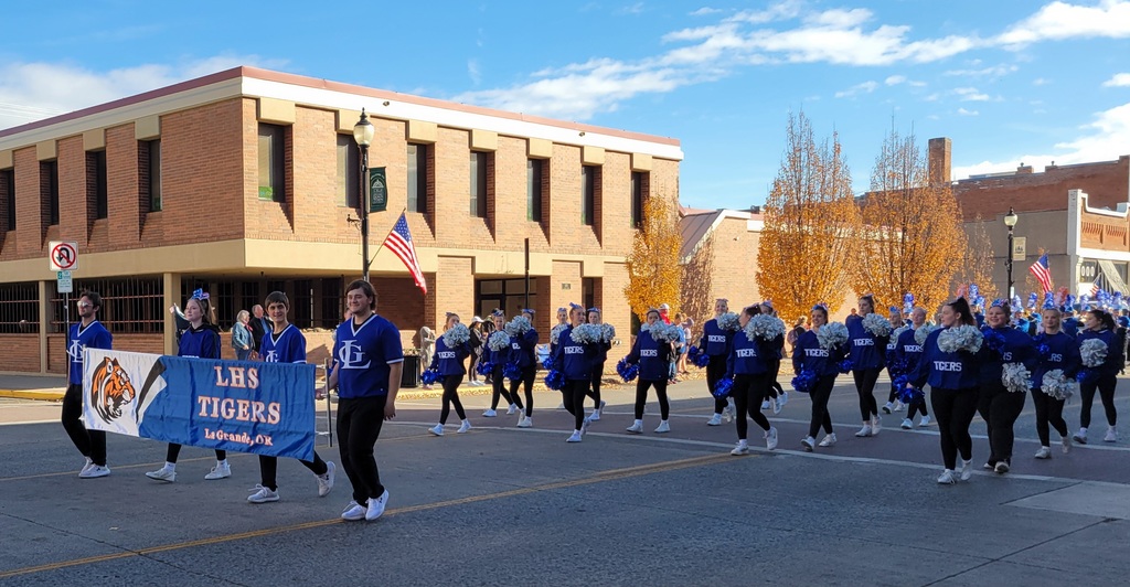 Veterans Day Parade LHS Cheer Team