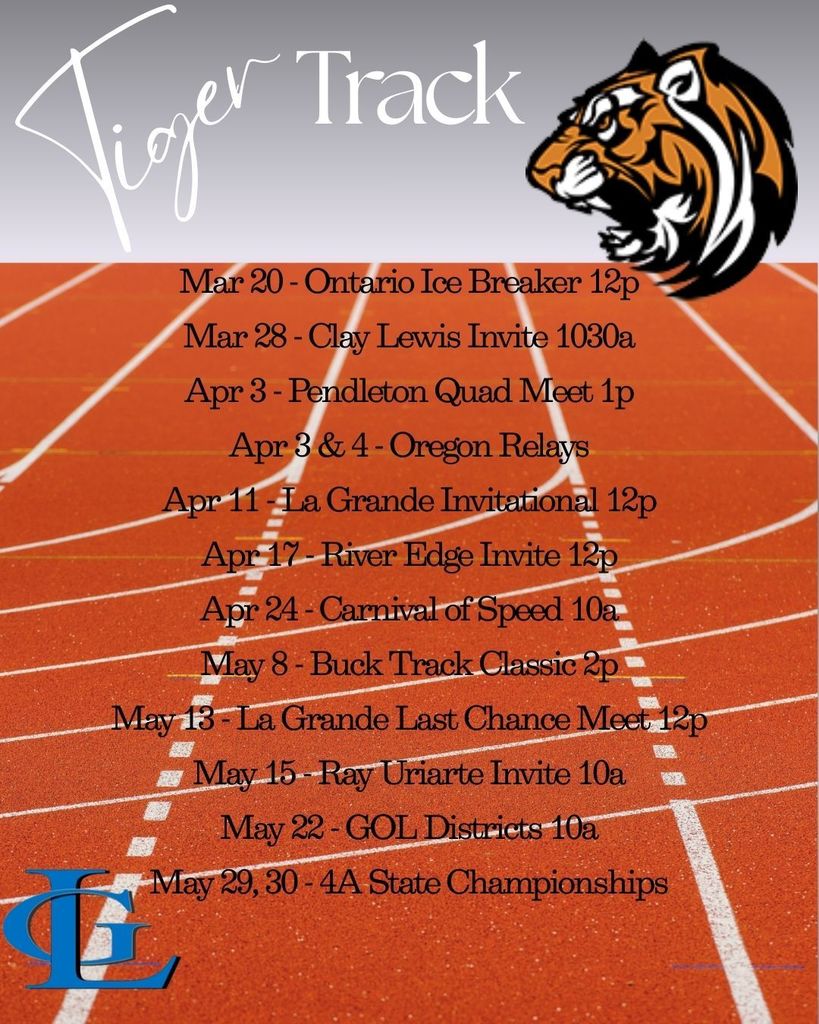 track schedule