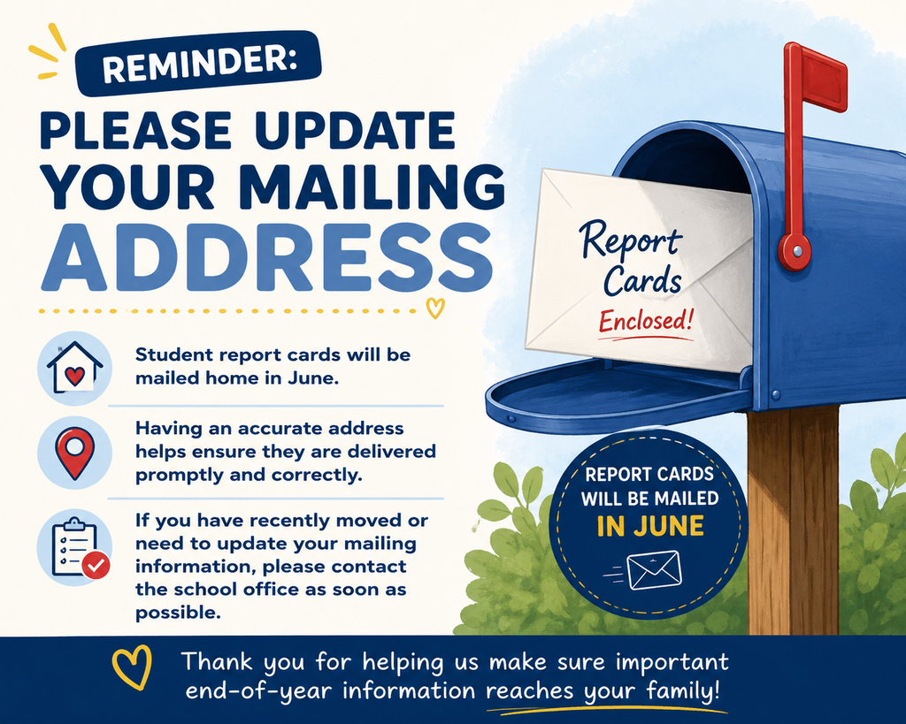 mailing address reminder