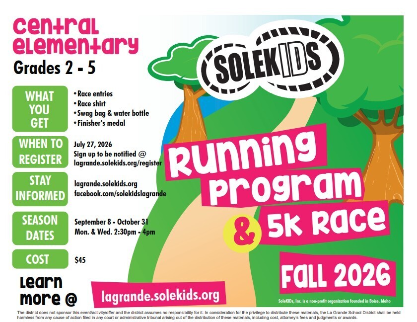cartoon images of a path in a forest with text about solekids