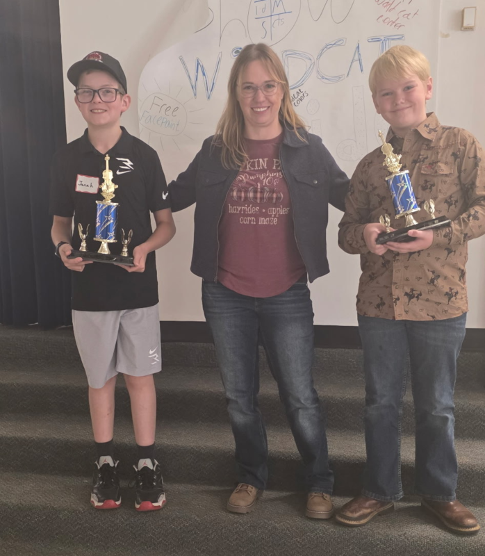 image of two winners and an adult